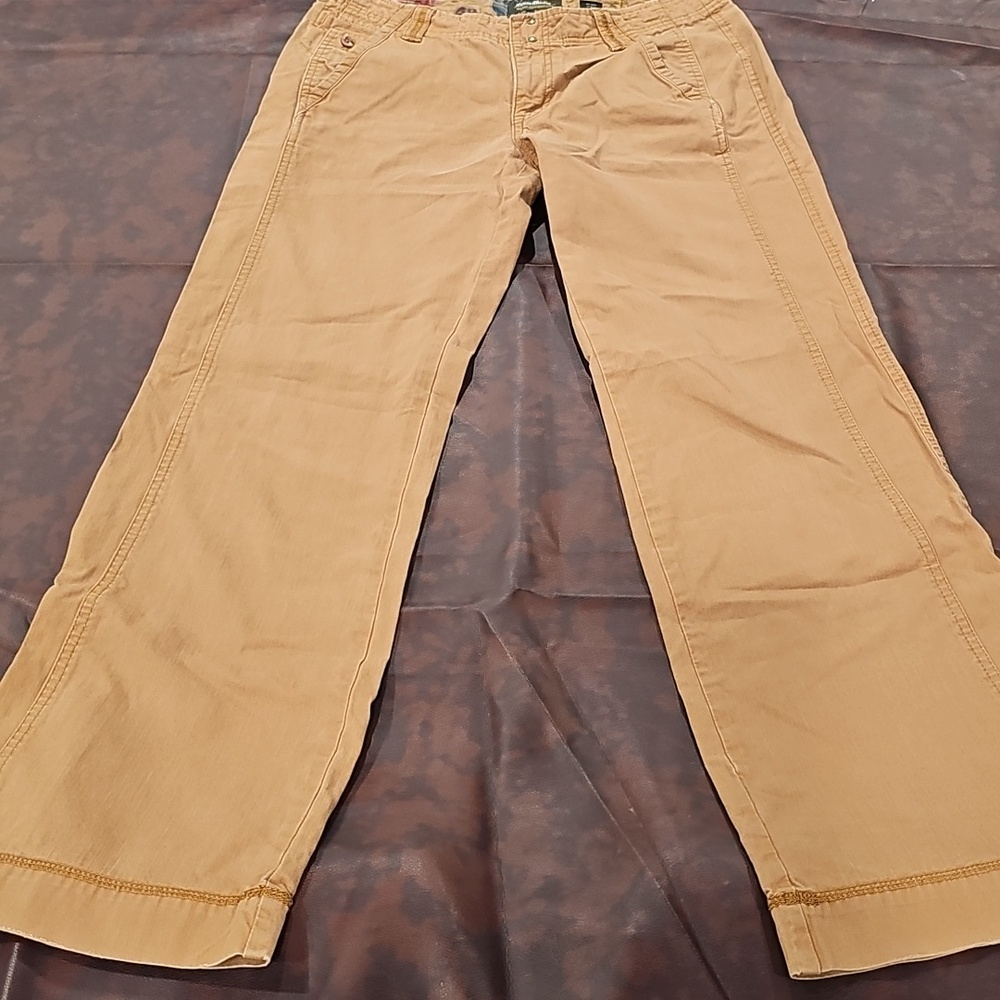 N Tan Colored Eddie Bauer Pants Sz 8 - Picture 2 of 5